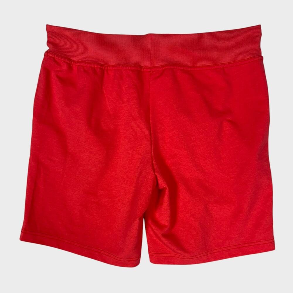 Emily B. Athletic Shorts Medium 100% Polyester Orange Red - Picture 6 of 8